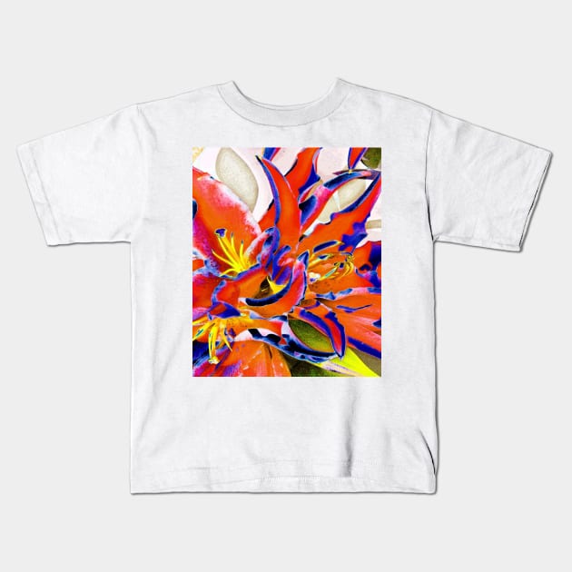 Floral #2a Kids T-Shirt by markross
